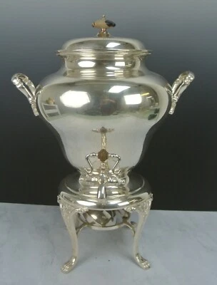 Webster-Wilcox International Co.850 Silver Plated Coffee Urn Engraved - Image 1 of 4
