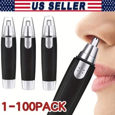 Electric Nose Hair Trimmer Shaver Ear Face Eyebrow Mustache Beard Shaver Clipper - Image 1 of 4