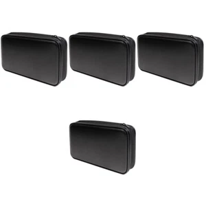 4 Pack CD Storage Bag Travel Pouch Zipper Closure Cddvd Case Holder - Afbeelding 1 van 12