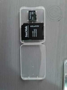 Memoria MICRO SD HC SanDisk 8GB + adattatore e custodia x smartphone navigatori - Foto 1 di 3