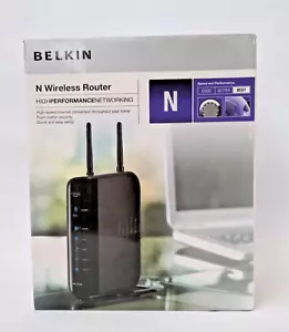 Belkin F5D8236-4 300Mbps 4-Port Gigabit Wireless N Router - Picture 1 of 4