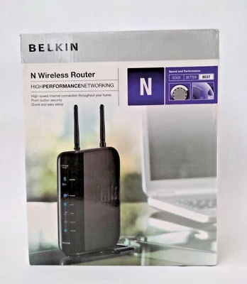 Belkin F5D8236-4 300Mbps 4-Port Gigabit Wireless N Router - Image 1 of 4