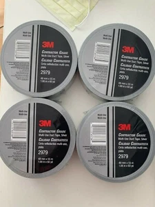 lot of 4x3M 2979 Contractor Grade Multi-Use Duct Tape Silver 1.88 in x 60 yd - Picture 1 of 1