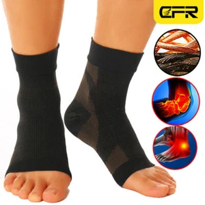 Calcetines de compresión con infusión de cobre CFR soporte para arco de tobillo maceta fascitis dolor - Imagen 1 de 14