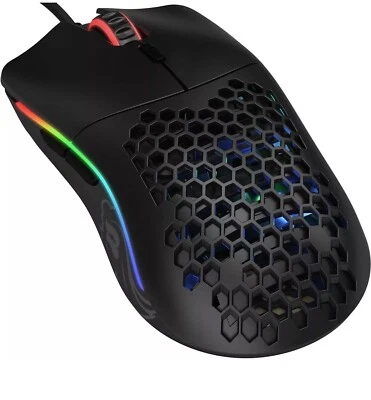 Glorious PC Gaming Race Model O USB RGB Odin Gaming Mouse  Matte Black Wired New - Image 1 of 4