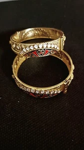 Brazalete indio mujer boda novia alta calidad Bollywood abrible Churi Kada - Imagen 1 de 4