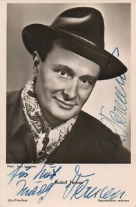 RUDOLF FERNAU † - original signierte Autogrammkarte signed Dr. Mabuse - Bild 1 von 1
