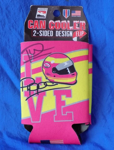 INDYCAR Pippa Mann Can Cooler AUTOGRAPHED Wincraft Made in USA Cover