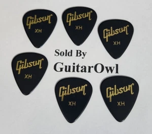 Gibson extra Heavy 351 Guitar Picks 6 pack - Picture 1 of 1