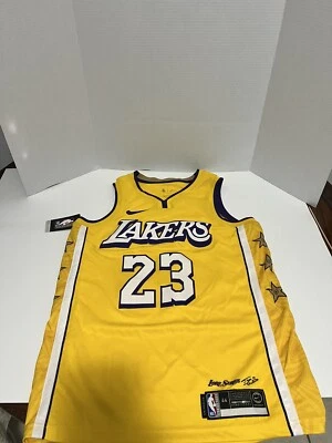 Lebron James mens 44 medium jersey LORE SERIES Nike Authentic Lakers Jersey #23 - Image 1 of 4
