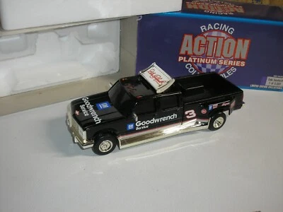 Action 1/24 Dale Earnhardt #3 Goodwrench Chevy Silverado Dually BANK Free SHIP - Image 1 of 4