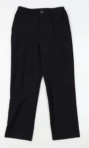 Samli Boys Black Polyester Blend Chino Trousers Size 7 Years   suit trousers - Picture 1 of 12