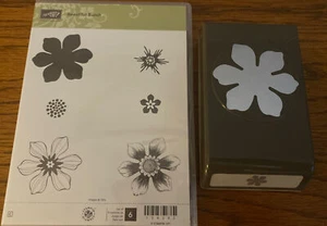 Stampin' Up! Beautiful Bunch Clear Mount Stamp Set & Fun Flower punch - Picture 1 of 2