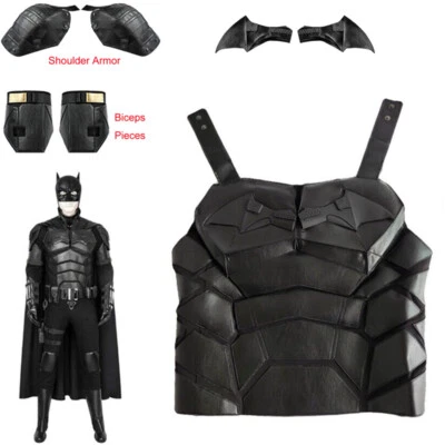 2022 The Batman Bruce Wayne Cosplay Robert Pattinson Armadura para Accesorio de Disfraz Foto 1 de 4