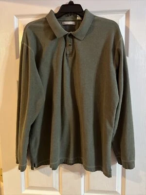 Зеленое поло для гольфа Geoffrey Beene размер очень большой - Изображение 1 из 4