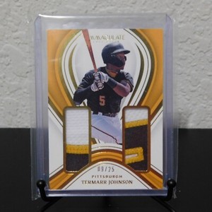 Termarr Johnson 2023 Panini Immaculate Prime Rookies Dual Patch /25 PPMR-TJ