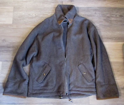 Vintage Hunt Club Men's Fleece Zip-Up Long Sleeve Dark Gray Sweatshirt (Medium) - Image 1 of 4