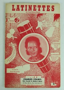 Partituras latinas para pequeñas bandas de baile Vientos de madera Trompeta Mambo Tango Samba - Imagen 1 de 5