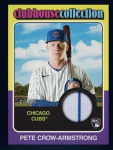 2024 TOPPS Heritage Clubhouse Rookie Patch-PETE CROW-ARMSTRONG(Bunt Digital Card - Picture 1 of 1