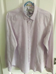 Ted Baker London, Light Pink Floral Print , Size 5 (XL) , 100%Cotton - Picture 1 of 12