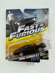 Mattel Fast & Furious 1970 Dodge Charger R/T Black Die Cast 13/32 - Picture 1 of 8