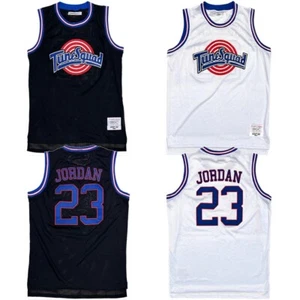 Camiseta deportiva de baloncesto Michael Jordan 23 de Tune Squad Space Jam para hombre con sombreros clásicos - Imagen 1 de 7