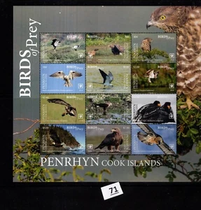 // PENRHYN 2018 - MNH - NATURE - BIRDS - EAGLES - Picture 1 of 1
