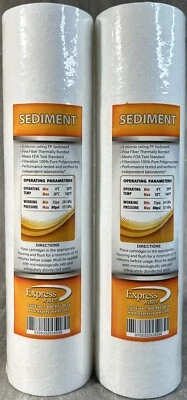 EXPRESS WATER Sediment Cartridge Filter - 5 Micron - 2 Pack - NEW - Image 1 of 4