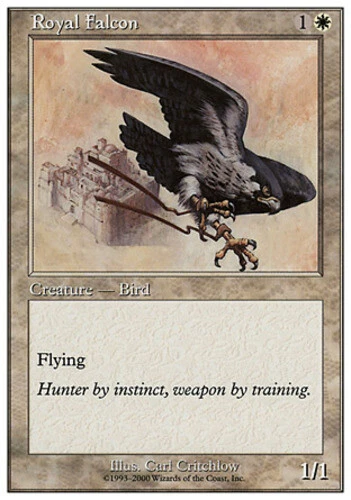 Royal Falcon ~ Moderately Played Starter 2000 MTG Magic UltimateMTG White Card - Image 1 of 1