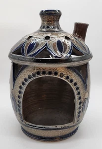 3.8 B.J. Giertz Ceramic Keramik Windlicht Candle Light Salzglasur Kerzenleuchter - Bild 1 von 7