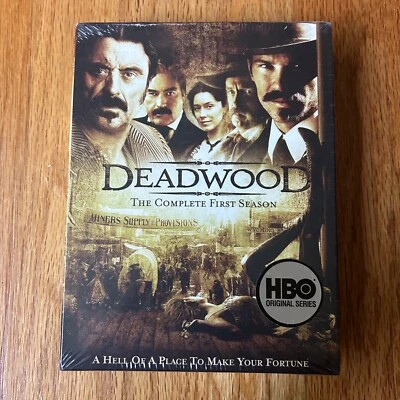Deadwood: The Complete First Season DVD Box Set (HBO Video) SEALED Foto 1 de 4