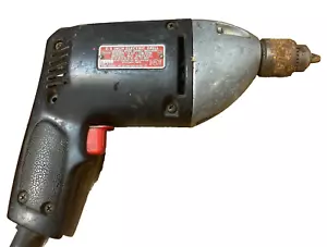 Vtg Craftsman 3/8” Corded Electric Drill w Chuck Key Mdl 315.11320 Rare - Picture 1 of 4