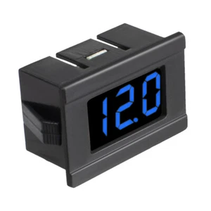 Probador de voltaje voltímetro pantalla digital LED azul 0,36" 10 piezas DC 0-100V 3 cables - Imagen 1 de 8