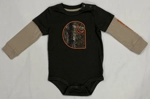 Carhartt Baby Junge Langarm Einteiler Body Gr. 12 Monate Neu ohne Etikett - Bild 1 von 5