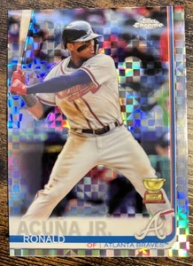 2019 TOPPS CHROME! RONALD ACUNA JR! X-FRACTOR! ROOKIE CUP (Braves superstar) - Picture 1 of 9