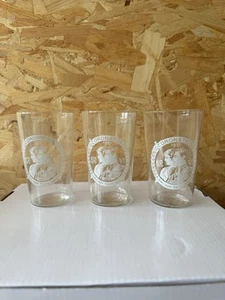 1937 Grove Tavern Hammersmith WJ VIAN King George VI Coronation Glass Beakers - Picture 1 of 4