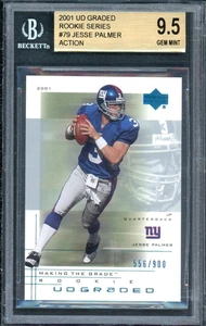 2001 UD Graded - Jesse Palmer (RC) Upgraded Making the Grade /900 #79 BGS 9.5 - Picture 1 of 2