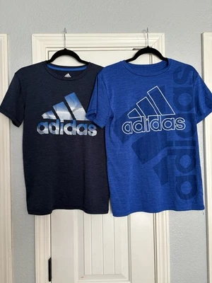Adidas Shirts Bundle Boys Large 14/16 Short Sleeve Dri-Fit - Image 1 of 4
