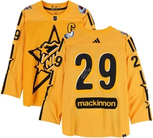 Nathan MacKinnon Avalanche Signed 2024 All-Star Game Adidas Authentic Jersey - Picture 1 of 5