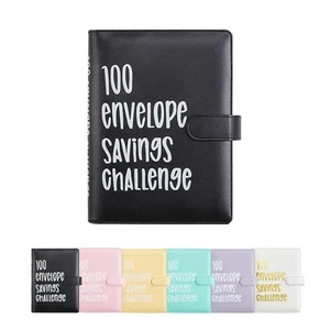 100 Envelopes Money Saving Challenge Binder Savings Challenges Book with Cash... - Picture 1 of 7