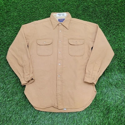 Vintage 80s Pendleton Wool Shirt S/M 19x28 Western Shacket - Image 1 of 4