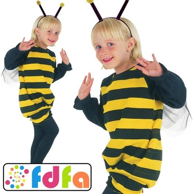 Forum Cute Buzzy Bumble Bee Bug Kids Childs Fancy Dress Costume New - Image 1 of 3