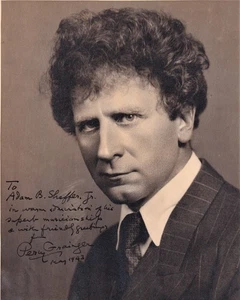 Fotografía autografiada de compositor-pianista de Percy Grainger a un maestro de banda, 1943 - Imagen 1 de 1