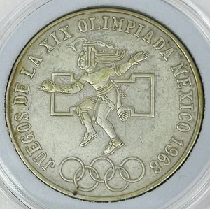 25 Pesos 1968 México XIX Olympic Summer Aztec Juegos De La Olimpiada - Picture 1 of 6