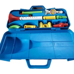 Set corno combinato pazzo Fisher Price vintage (1984) #604 completo - Foto 1 di 11