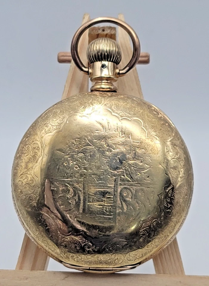 Reloj Bolsillo Columbus 11J 18s 1889 Full Hunter Keystone Cyclone GF FUNCIONA -SB8b Foto 1 de 4