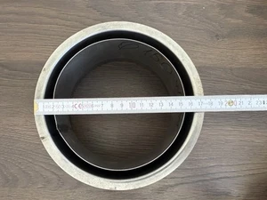 Wandfutter Doppelwandfutter DN 150 mm unlackiert für Rauchrohre - Bild 1 von 3