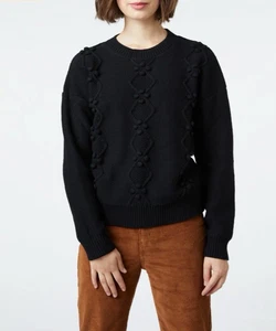 Princess Highway Size 14 Black Mila Sweater Long Sleeve Drop Shoulder Jumper - Picture 1 of 17