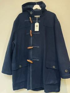 Universal Works Military Duffle Coat Navy Blue - Picture 1 of 6