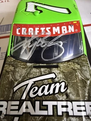 Autografiado Kyle Busch 2024 #7 Spire Texas RWV Realtree TFT 1/24 Acción Chevy Foto 1 de 4